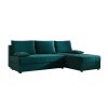 93541 5 sedaci souprava do l venoria slim 200x143 cm petrolejova 2 polstarky zdarma