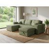 Moderní taburet SMART COSARO s úložným prostorem 65x65 cm mentolový