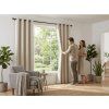 Elegantní bílo-krémový závěs OXFORD 140x250 cm do moderního interiéru 1 ks