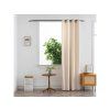 Elegantní závěs DUNES VELVET 140x250 cm krémový sametový vzhled