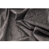 Elegantní zatemňovací závěs DUNES VELVET 140x250 cm tmavě šedý do ložnice