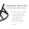 Komfortní závěsné křeslo KOKON s bílo-šedým polštářem pro terasu i balkon