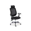 Moderní černé kancelářské křeslo FLEXISEAT s ergonomickým designem