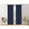 Elegantní závěs OXFORD 140x250 cm tmavě modrý s kovovými očky s řasící páskou