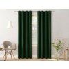 Závěs OXFORD LIGHT 140x250 cm tmavě zelený elegantní závěs do moderního interiéru