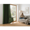 Závěs OXFORD LIGHT 140x250 cm tmavě zelený designový závěs s kroužky