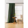 Tmavě zelený závěs OXFORD 140x250 cm pro elegantní interiér