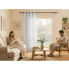 Závěs OXFORD LIGHT 140x250 cm bílý elegantní zastínění oken