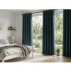 Elegantní závěs OXFORD 140x250 cm modrozelený s kovovými kroužky