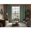 Závěs OXFORD 140x250 cm šedozelený stylové stínění pro moderní bydlení