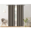 Elegantní šedohnědý závěs OXFORD 140x250 cm do moderního interiéru