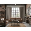 Závěs OXFORD 140x250 cm šedohnědý elegantní závěs do moderního interiéru