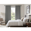 Závěs OXFORD LIGHT 140x250 cm světle šedý designový závěs s kroužky