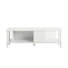 Stylový TV stolek PARIS 150 cm bílý minimalistický vzhled