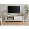 TV stolek PARIS 150 cm bílá moderní design s úložným prostorem