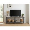 TV stolek SOLE 120 cm antracit moderní design s úložným prostorem