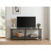 TV stolek SOLE 90 cm antracit moderní design s úložným prostorem