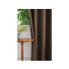 Jednobarevný zatemňovací závěs DUNES VELVET 140x250 cm, hnědý elegantní styl