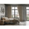 Stylový zatemňovací závěs LOOM VELVET 140x250 cm béžovohnědý do obýváku