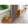 Designový závěs LOOM VELVET 140x250 cm béžovohnědý s jemnou strukturou