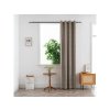 Zatemňovací závěs LOOM VELVET 140x250 cm béžovohnědý pro elegantní zastínění oken