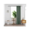 Dekorační závěs LOOM VELVET 140x250 cm zelený pro stylové okno