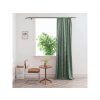 Kvalitní závěs LOOM VELVET 140x250 cm zelený pro maximální soukromí