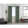 Zatemňovací závěs LOOM VELVET 140x250 cm zelený do moderního obývacího pokoje