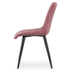 Designová jídelní židle SPLIT VELVET tmavě růžová s elegantním prošíváním