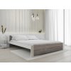 Iniverzální postel IKAROS 120x200 cm bílá/dub lanýž s elegantním designem