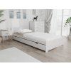 Kvalitní postel IKAROS 90x200 cm v celobílém provedení