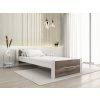 Postel IKAROS DOUBLE 90 x 200 cm bílá/dub lanýž v moderním stylu