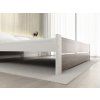 Stylová postel IKAROS DOUBLE 160 x 200 cm bílá/dub lanýž do světlého interiéru
