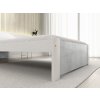Kvalitní postel IKAROS 90 x 200 cm beton/bílá s odolným rámem