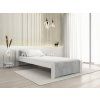 Moderní postel IKAROS 90 x 200 cm beton/bílá pro stylovou ložnici