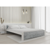 Moderní postel IKAROS 180 x 200 cm beton/bílá pro stylovou ložnici