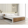 Moderní postel IKAROS 180 x 200 cm dub artisan/bílá pro stylovou ložnici