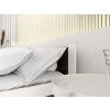 Designová postel IKAROS DOUBLE 160 x 200 cm, antracit/bílá do stylové ložnice