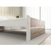 Postel IKAROS DOUBLE 80 x 200 cm, bílá/dub sonoma