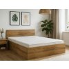 Stylová postel SOFIA 140 x 200 cm dub artisan pro dvě osoby