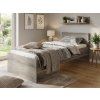 Elegantní postel ELISA 90 x 200 cm dub lanýž pro pohodlný spánek