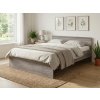 Designová postel ELISA 180 x 200 cm dub lanýž v přírodním stylu