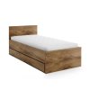 Postel ELISA 90 x 200 cm, dub artisan