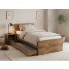Postel ELISA 90 x 200 cm, dub artisan