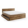 Postel ELISA 180 x 200 cm, dub artisan