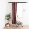 Luxusní starorůžový závěs ELVIO VELVET 140x250 cm s jemným leskem