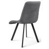 Tmavě šedá jídelní židle CIEZA VELVET s moderním designem
