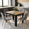 Elegantní jídelní židle CIEZA VELVET s velvet čalouněním