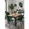 Elegantní jídelní židle SORIA VELVET s velvet čalouněním