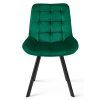 Designová jídelní židle SORIA VELVET zelená do jídelny